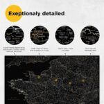 6FR-Push Pin France Map – Midnight Black details
