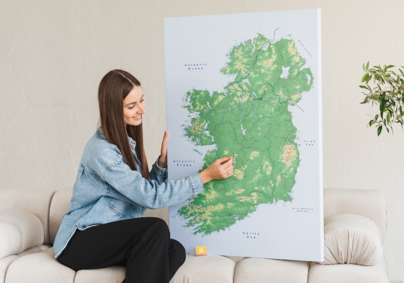 ireland traveler map canvas with pins 7ie