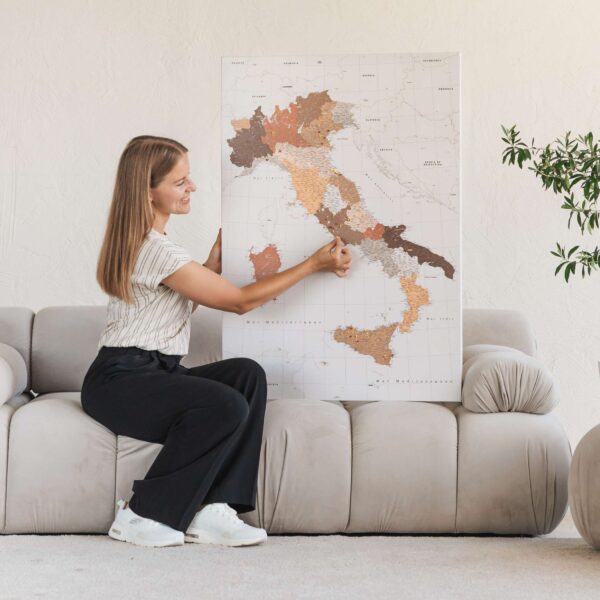 italy map decor pin board 2it