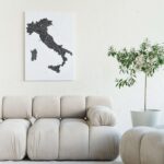 italy travel tracker wall art black white 4it