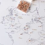 european travel map pin board to mark where ive been 1MEU